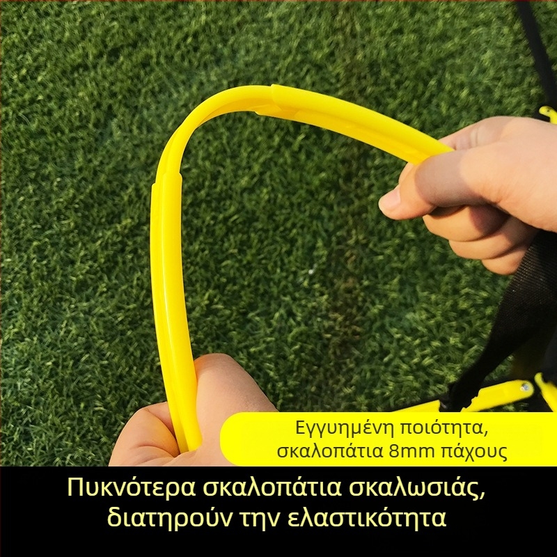 Πτυσσόμενη σκάλα ευκινησίας για προπονήσεις ποδοσφαίρου - Αναδιπλούμενο εκπαιδευτικό βοήθημα, Υλικό PP + Νάιλον