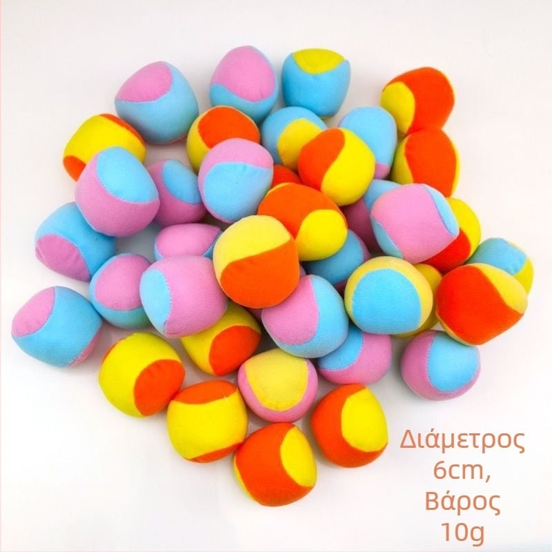 Βελούδινο μπαλάκι ρίψης με κολλητή μπάλα για αισθητηριακή εκπαίδευση — μικρή υφασμάτινη μπάλα για βρέφη και νήπια 0-3 ετών; υλικό: βελούδο; ανάπτυξη αισθητηριακών ικανοτήτων