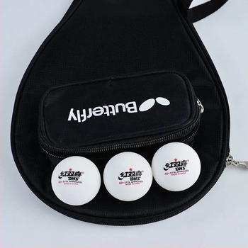 Τσάντα ρακετών επιτραπέζιας αντισφαίρισης με θήκη για μπάλες σε σχήμα κολοκύθας, φορητή προστατευτική βάση για το κάτω μέρος, εξωτερική τσέπη