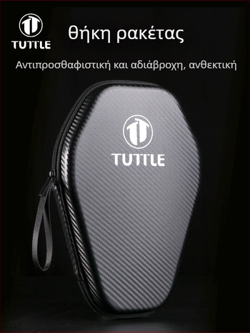 Θήκη ρακέτας επιτραπέζιας αντισφαίρισης με σκληρό εξάγωνο σχήμα, υφή ανθρακονήματος, αδιάβροχη, μεγάλη χωρητικότητα, φορητή