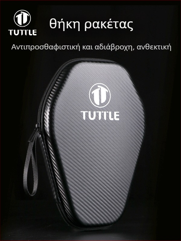 Θήκη ρακέτας επιτραπέζιας αντισφαίρισης με σκληρό εξάγωνο σχήμα, υφή ανθρακονήματος, αδιάβροχη, μεγάλη χωρητικότητα, φορητή