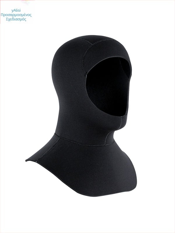 Κουκούλα κατάδυσης από νεοπρέν για ενήλικες με προστασία αυτιών, 3-5 mm, για σνόρκελινγκ, μονόχρωμη