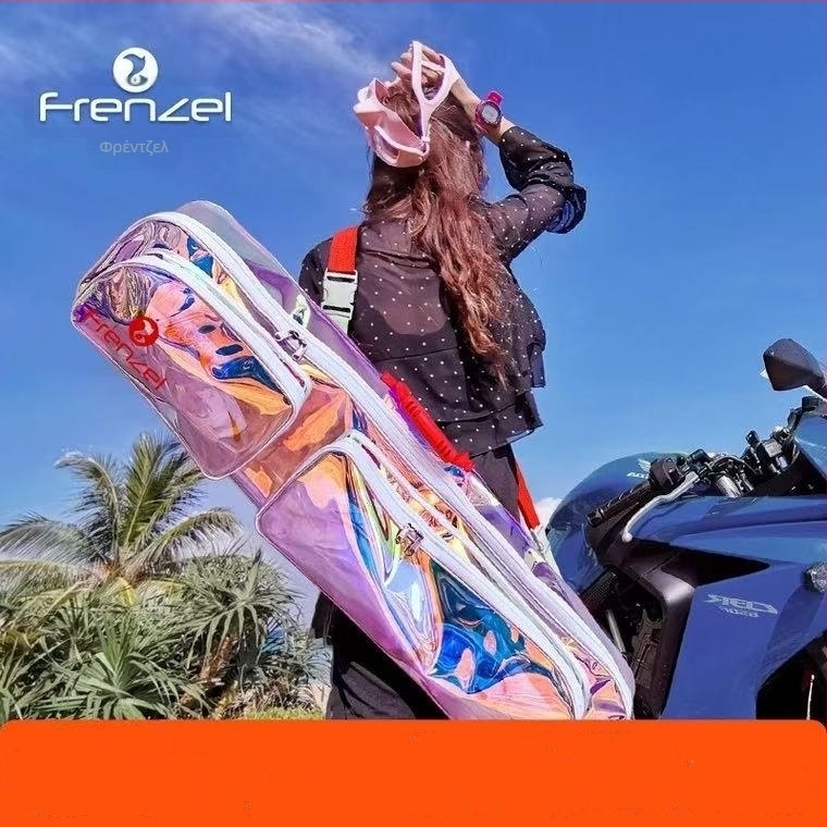 Θήκη αποθήκευσης μακριών πτερύγων για ελεύθερη κατάδυση, Τσάντα πτερύγων, Αδιάβροχη, Ελαφριά, Σακίδιο