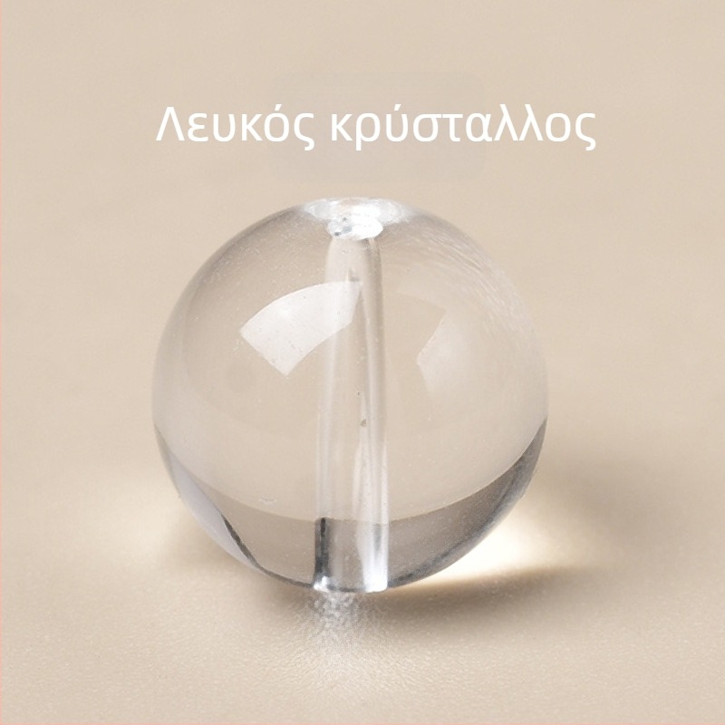 Wanbing Jewelry κρυσταλλικά χάντρες για DIY βραχιόλι, στρογγυλές, γυαλισμένες