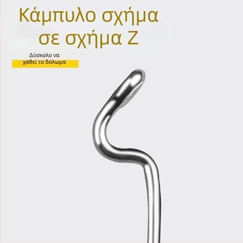 Άγκιστρο Crank με ευρύ σώμα – Bass θαλάσσιου ψαρέματος από χάλυβα υψηλής περιεκτικότητας σε άνθρακα – Τετραπλή ενίσχυση