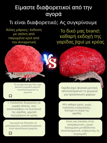 Ζωντανά δολώματα γαρίδας για το ψάρεμα κυπρίνου