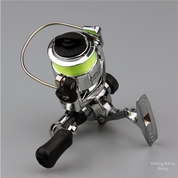 Spinning reel XM100, μεταλλική κατασκευή, ρίψη γραμμής για ψάρεμα