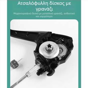 Αλιευτικό ριέλ με ολομεταλλικό σώμα και μεταλλική σπούλα γραμμής – μηχανισμός αλιείας