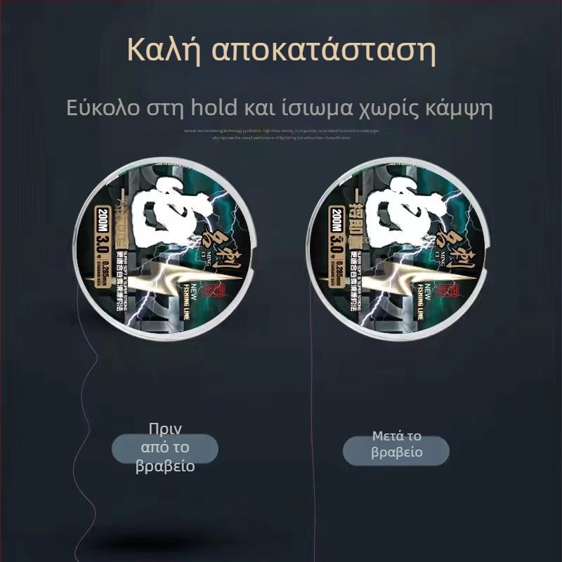 Κύρια γραμμή αλιείας Spin – νάιλον