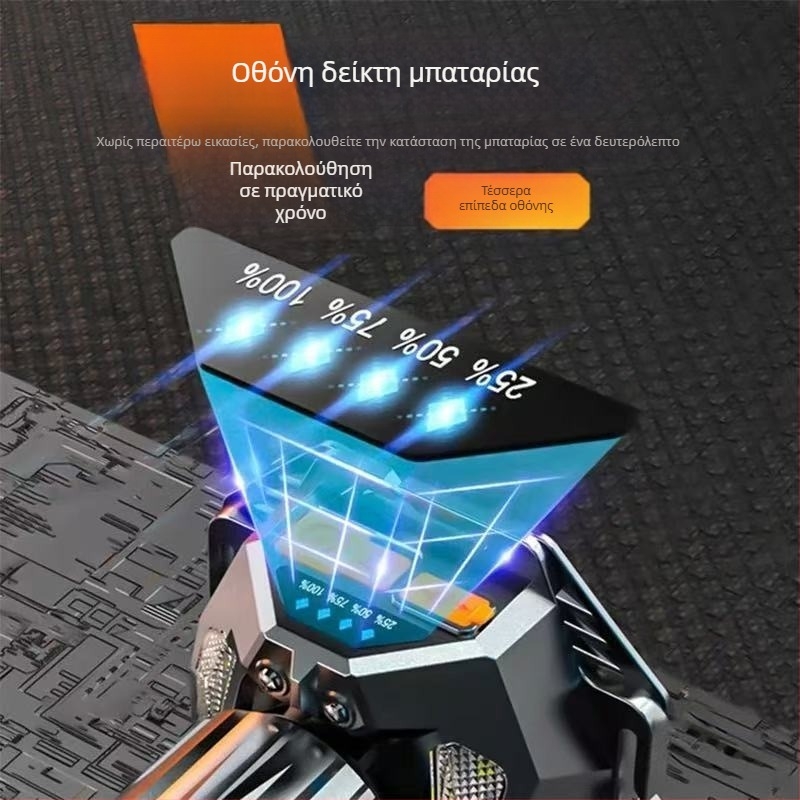 LED φακός κεφαλής επαναφορτιζόμενος, υπερ-φωτεινός, μακρινή εμβέλεια, αισθητήρας, 16 ωρών λειτουργίας