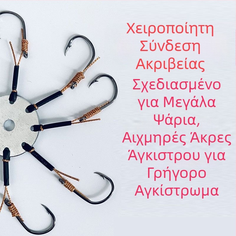 Σετ Flip Hook για ψάρεμα: αγκίστρια τύπου Flip με νύχι και πλάκες, δόλωμα από εκρηκτικό κύβο, αντιεμπλοκή για θαλάσσιο καλάμι και ρίψη