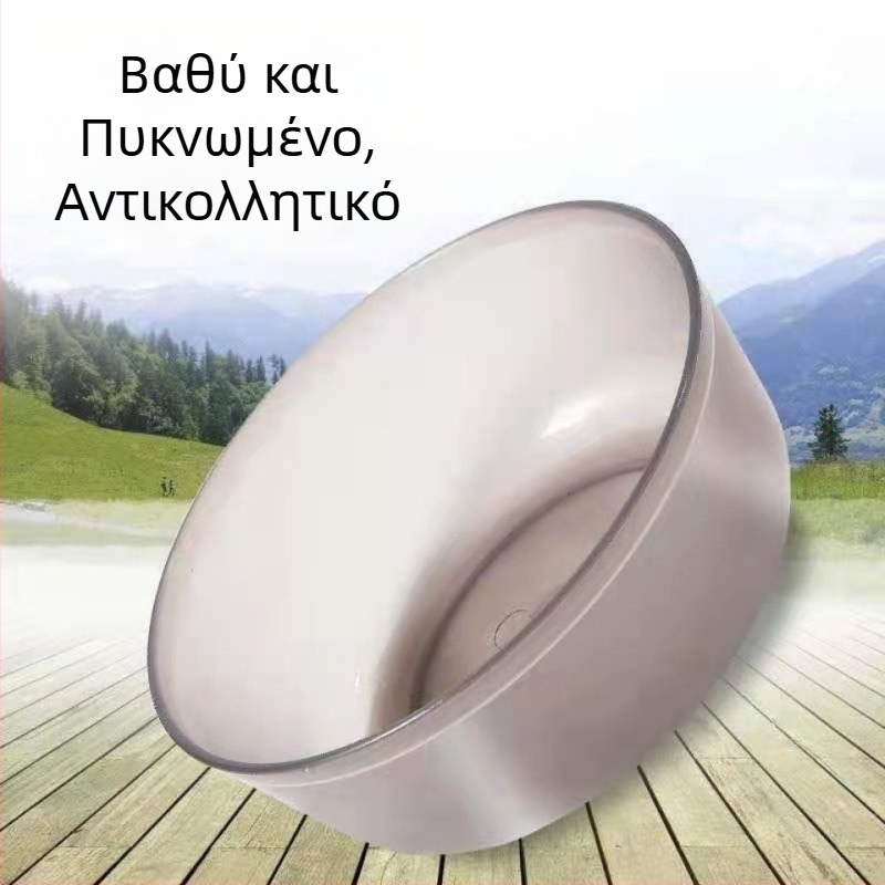 Πλαστικό Σετ τριών δοχείων ανάμειξης δολώματος για ψάρεμα, με πτυσσόμενο δίσκο δολώματος