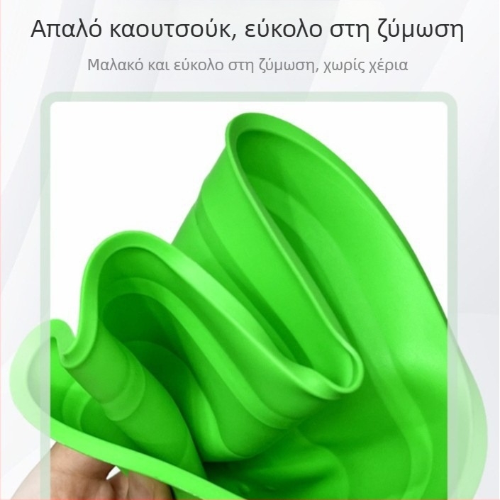 Κύπελλο ανάμειξης δολώματος για ψάρεμα, φορητός μαλακός κάδος από καουτσούκ (Μάρκα: Record Work; Προέλευση: Κίνα; Υλικό: Καουτσούκ)
