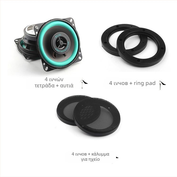 Κοαξιαλικό αυτοκινητικό ηχείο – πλήρες φάσμα, μεσαίο-μπάσο και tweeter