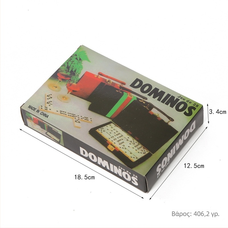 PU ντόμινο-σκάκι σετ, επιτραπέζιο παιχνίδι σκάκι-καρτών, συσκευασία με έγχρωμο κουτί, για ηλικίες 15–35 ετών, παιχνίδια άνω των 14
