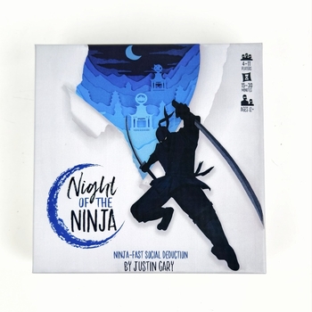 Ninja Night Card Game – Κάρτες επιτραπέζιου παιχνιδιού από επικολλημένο χαρτί, DIY μάρκα, ηλικίες 15–35, 14+