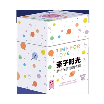 Κάρτα διαλόγου γονέα-παιδιού, διγλωσσική Κινέζικα-Αγγλικά, από χαρτί, επιτραπέζιο παιχνίδι για ηλικίες 0–14 ετών