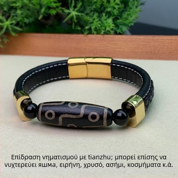 DIY βραχιόλι με agate, unisex, χειροποίητο πλέξιμο, Unique, Zhengzhou, Άνοιξη 2025