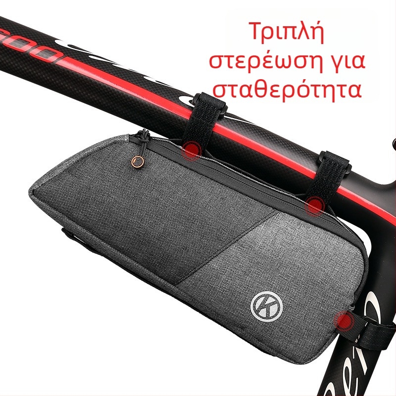 Τσάντα πάνω σωλήνα ποδηλάτου, νάιλον, 1 L, μοντέλο 83454, με εσωτερική επένδυση