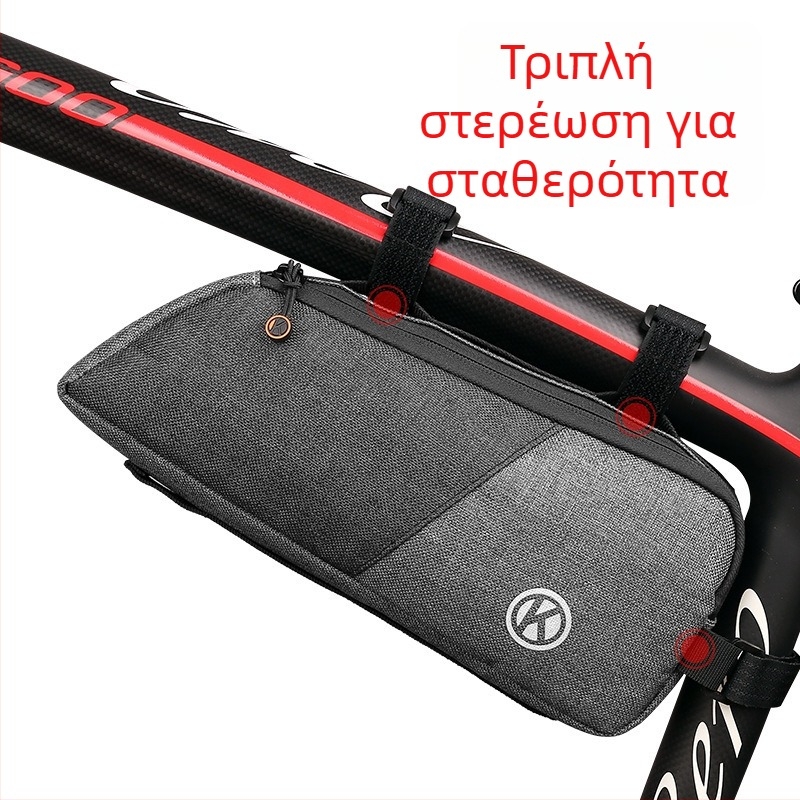 Τσάντα πάνω σωλήνα ποδηλάτου, νάιλον, 1 L, μοντέλο 83454, με εσωτερική επένδυση