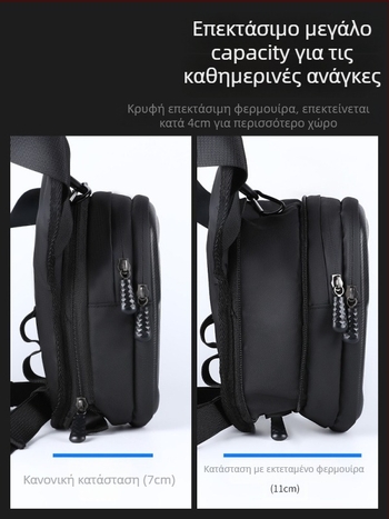 Τσάντα ποδηλάτου EVA με σκληρό περίβλημα, αδιάβροχη, crossbody τσάντα μέσης και ποδιού (Υλικό: EVA+PU; Μάρκα: Linding; Μοντέλο: 2; Χωρητικότητα: 1; Αδιάβροχη)