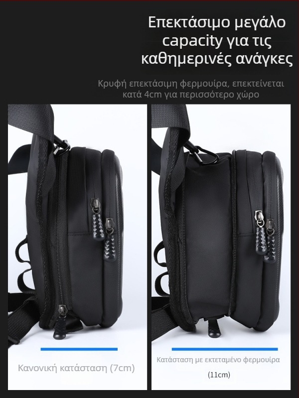 Τσάντα ποδηλάτου EVA με σκληρό περίβλημα, αδιάβροχη, crossbody τσάντα μέσης και ποδιού (Υλικό: EVA+PU; Μάρκα: Linding; Μοντέλο: 2; Χωρητικότητα: 1; Αδιάβροχη)