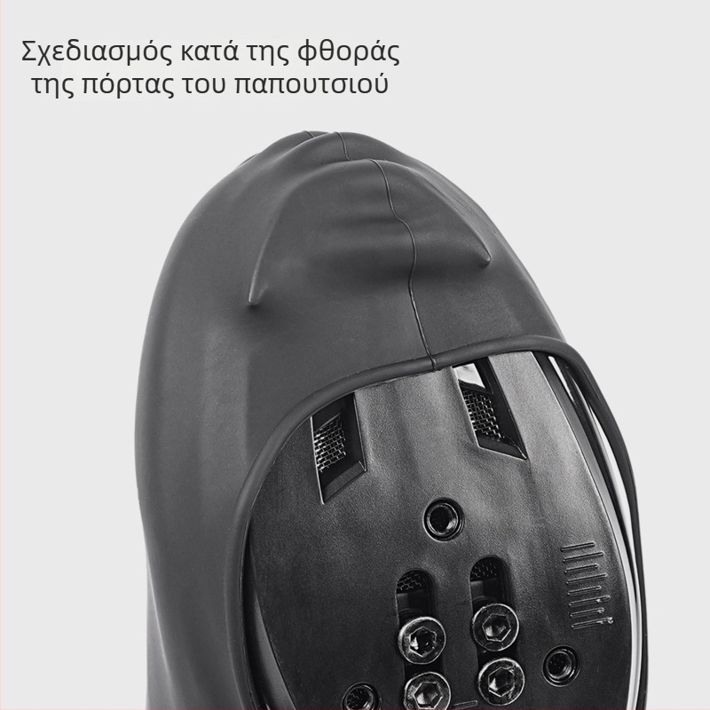 Κάλυμμα ποδηλατικών παπουτσιών, T.mummy, σιλικόνη, αδιάβροχο, ζεστά και ανθεκτικά στον άνεμο, αντιολισθητικά