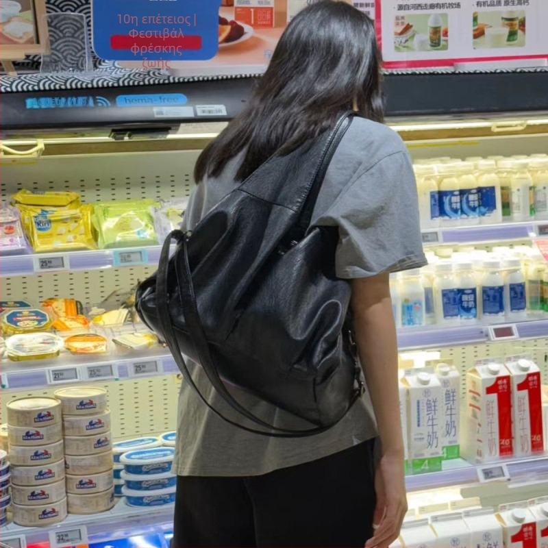 Τσάντα Tote από PU Δέρμα, Αμερικανικού Ρετρό Στυλ, Μεγάλη Χωρητικότητα, Κλείσιμο με Φερμουάρ, Εσωτερική Τσέπη με Φερμουάρ, Πολυεστερική Επένδυση, Μονή Ιμάντας Ώμου