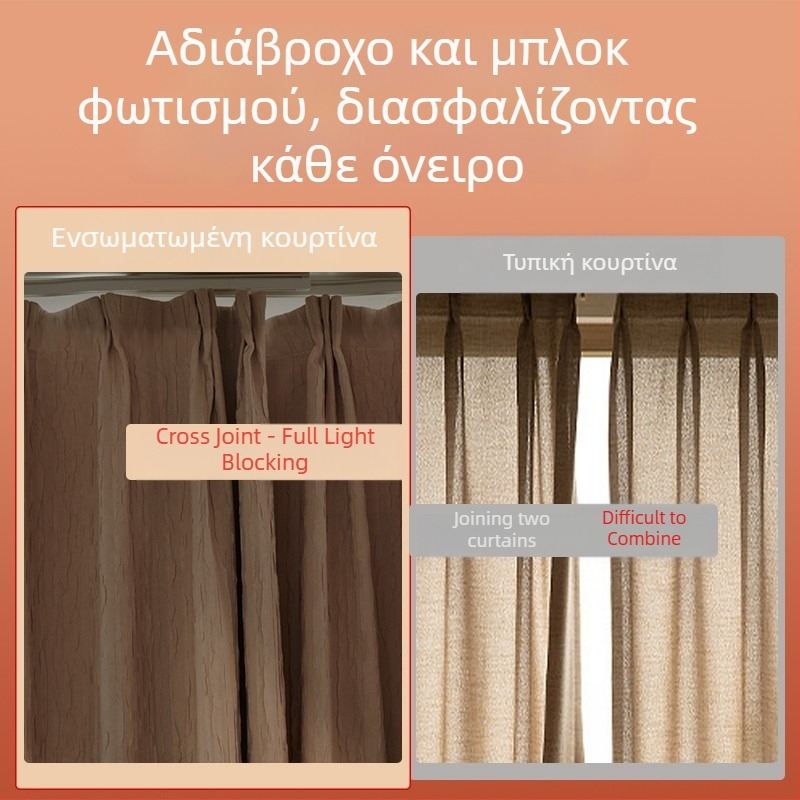 Ολοκληρωμένη τροχιά κουρτινών, γραφένιο υλικό, αθόρυβη ολίσθηση, οριζόντια ρυθμιζόμενη με καμπύλη διατομή, μοντέλο SI τυπικό
