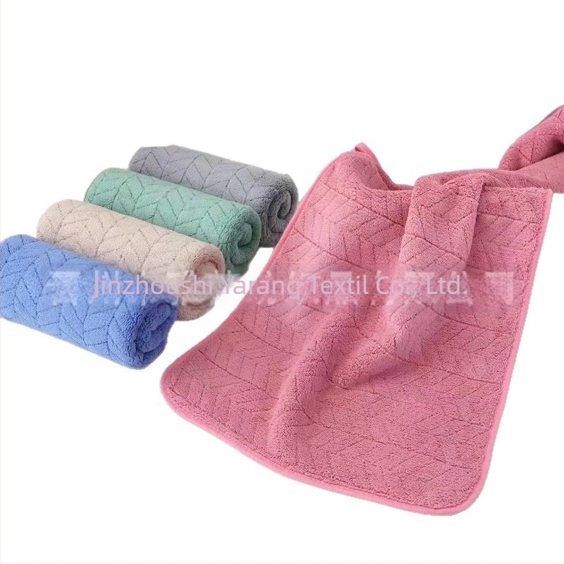 Πετσέτα προσώπου - Coral fleece, 150D, ραφή στα άκρα, 50–80 g, απαλή, γρήγορο στέγνωμα, απορροφητική