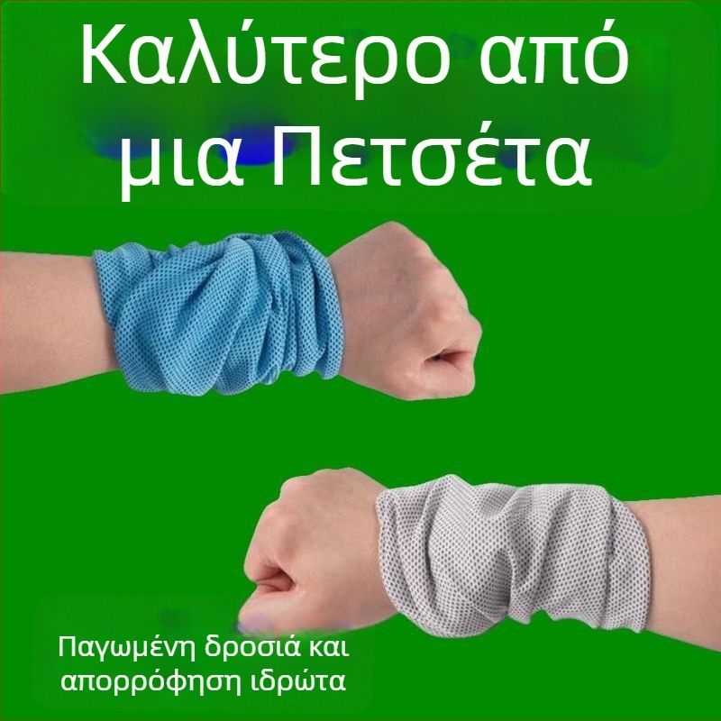 Πολυεστερική αθλητική πετσέτα καρπού, 100d νήμα, απλή ύφανση, ultra-ελαφριά κάτω από 50 g, γρήγορο στέγνωμα