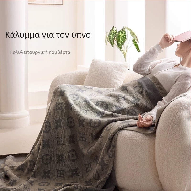Γκρι ριχτάρι υψηλής ποιότητας με έμπνευση από τον ποταμό Σηκουάνα — αντίγραφο μαλλιού, για καναπέ και διακόσμηση, ελαφρύ και κατάλληλο για όλες τις εποχές