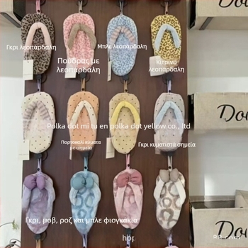 Χειροπετσέτα μπάνιου, coral fleece, παχύτερη και μαλακή, κρεμάμενο σχέδιο, με γάντζο