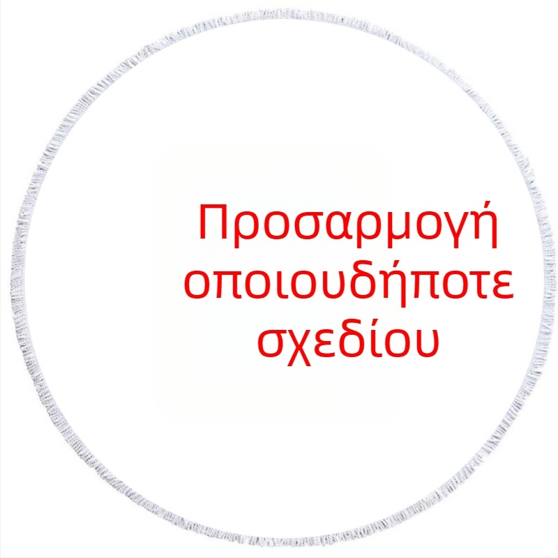 Κυκλική πετσέτα θαλάσσης από μικροϊνες με 3D ψηφιακή εκτύπωση, κρόσια και κέντημα