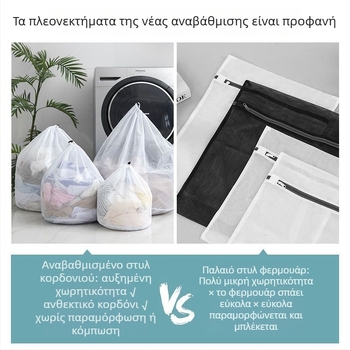 Τσάντα Πλυντηρίου Ρούχων για Πλύσιμο – Προστατευτική Δίκτυο Στεγνώματος για Ευαίσθητα Ρούχα και Κάλτσες; Μοντέρνο Απλό Στυλ; Υλικό: Άλλο; Μάρκα: Άλλο; Κυκλοφόρησε: 2025
