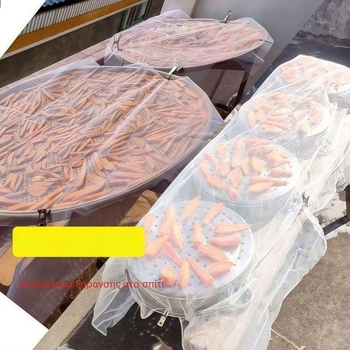 Κάλυμμα φαγητού από δίχτυ για catering — Πυκτό δίχτυ, Πολυλειτουργικό κάλυμμα, Υλικό 27161, Κυκλοφόρησε το 2025, Σύγχρονο μινιμαλιστικό στυλ