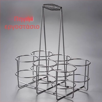 Ράφι κρασιού από σιδερένιο σύρμα, Sengao Pai, Νορδικού στυλ, Απλό στυλ