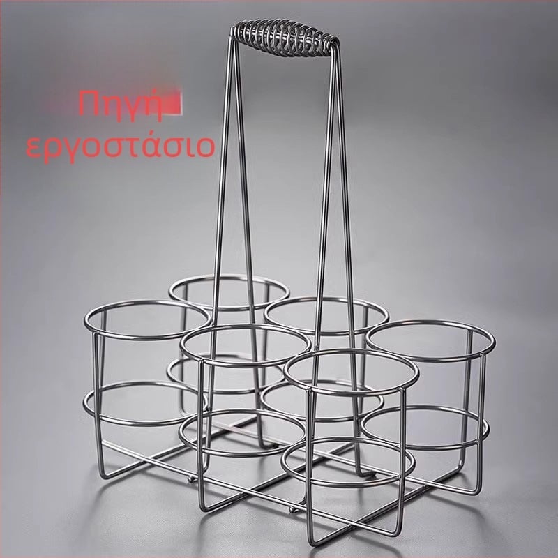 Ράφι κρασιού από σιδερένιο σύρμα, Sengao Pai, Νορδικού στυλ, Απλό στυλ