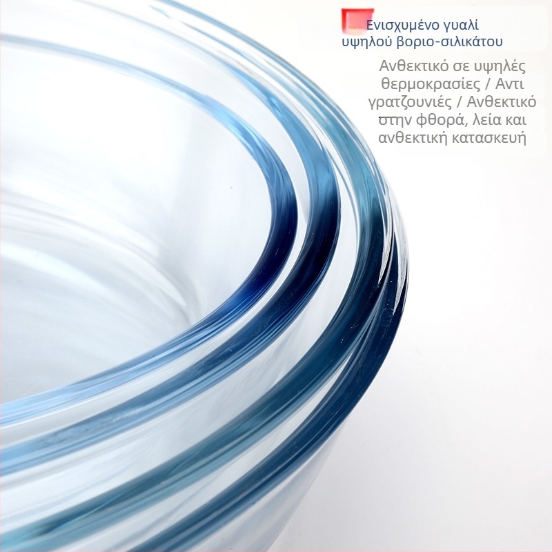 Οβάλ ταψί φούρνου από βοροσιλικατικό γυαλί – ανθεκτικό στη θερμοκρασία, συμβατό με μικροκύματα, διαφανής σχεδιασμός, μοντέρνο μινιμαλιστικό στυλ