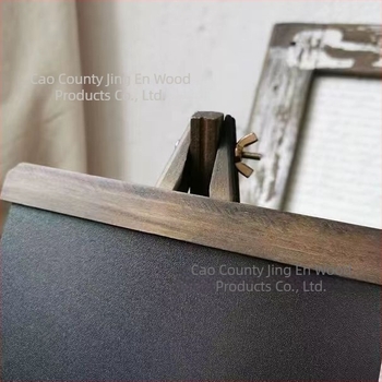 Jingen Wood Products – Μονοπλευρος ξύλινος μαυροπίνακας για μπαρ κοντέρ, ξύλινο πλαίσιο και πάνελ, Σκανδιναβικό ρετρό στυλ, χειροποίητα ζωγραφισμένο