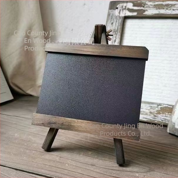 Jingen Wood Products – Μονοπλευρος ξύλινος μαυροπίνακας για μπαρ κοντέρ, ξύλινο πλαίσιο και πάνελ, Σκανδιναβικό ρετρό στυλ, χειροποίητα ζωγραφισμένο