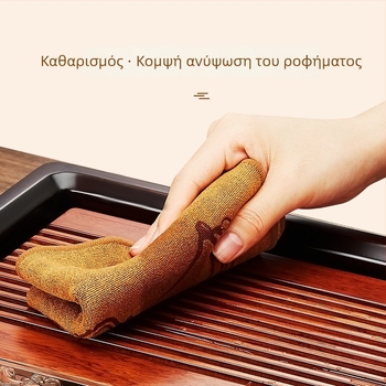 Πετσέτα για τσάι | απορροφητικό ινών για τέχνη του τσαγιού και τελετή Gongfu, ύφασμα, καταγωγή: Chaozhou, μάρκα Gold Stove