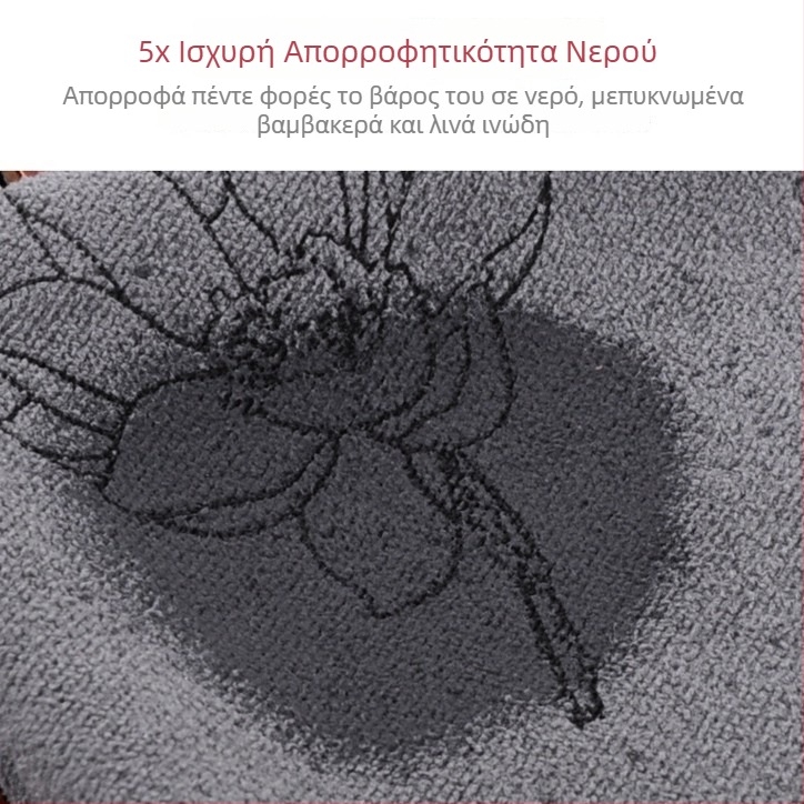 Πετσέτα τσαγιού, 3-στρώσεων παχύτερη με γρήγορη απορρόφηση, 80% πολυεστέρας / 20% πολυαμίδιο, 30 γρ, απορροφητικότητα 26–30 δευτερόλεπτα