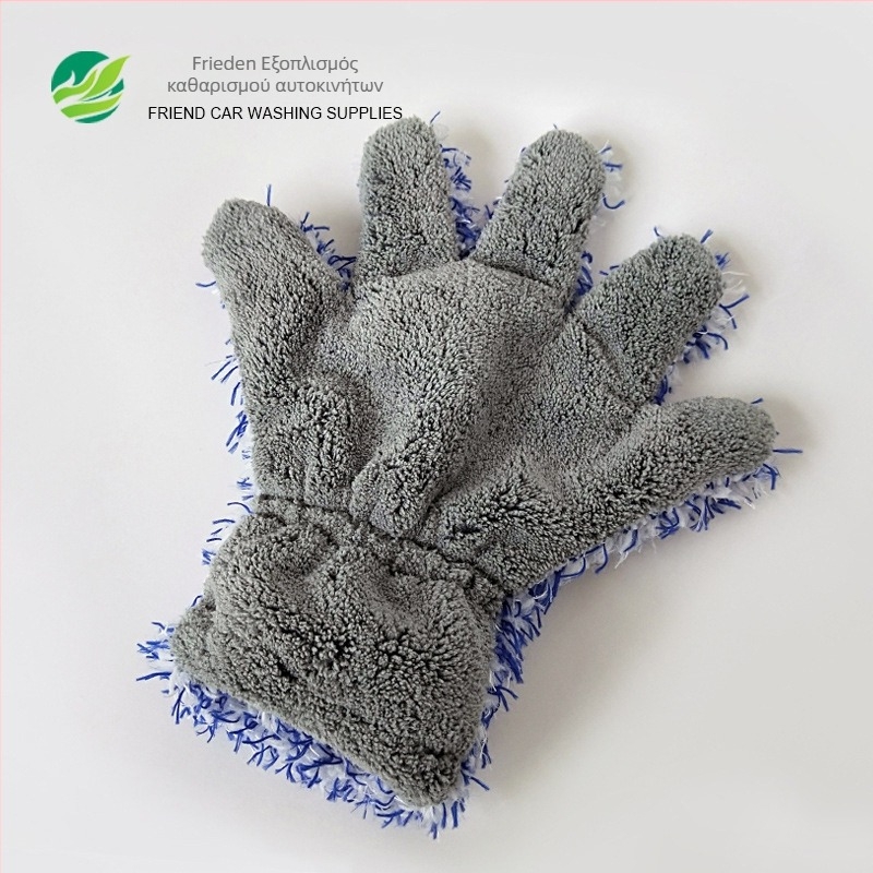 Βελούδινα γάντια καθαρισμού αυτοκινήτου με πέντε δάχτυλα, μάρκα Fred, διαθεσιμότητα ιδιωτικής ετικέτας, παραμετροποίηση