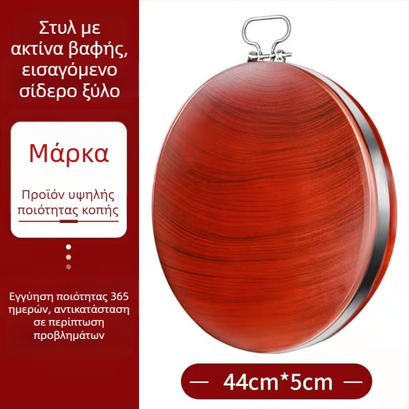 Ξύλινο σανίδι κοπής από συμπαγές ξύλο, παχύτερο, αντιβακτηριακό για κουζίνα