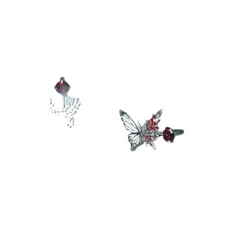 Δαχτυλίδι χειλιού και σκουλαρίκι χειλιού, εσωτερική βίδα, τιτάνιο ατσάλι, χειροποίητο