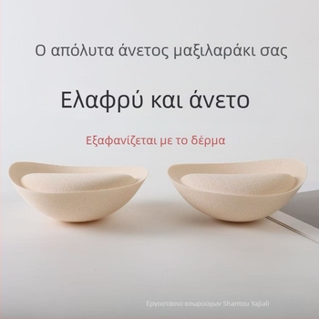 Πυκνωμένες επάκλειες για cups σουτιέν, διαχωρισμένο σχήμα θηλής, διαπνοή, βαμβακερό υλικό, αυξάνει το στήριγμα
