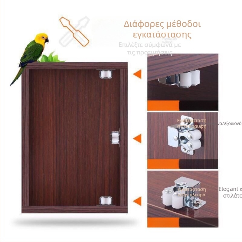 Κουμπιά αφής για πόρτες ντουλάπας – μοντέρνος μινιμαλιστικός εξοπλισμός επίπλων