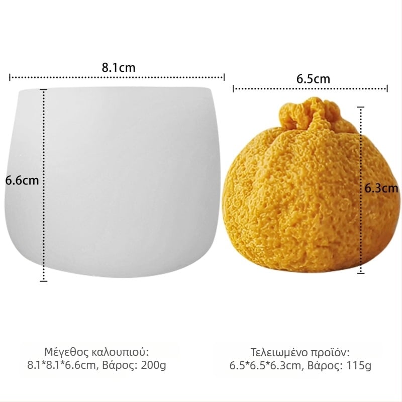 Μορφή σιλικόνης για κέικ – μη συμμετρικό σχήμα, σειρά φρούτων – κατάλληλη για αρωματικά κεριά