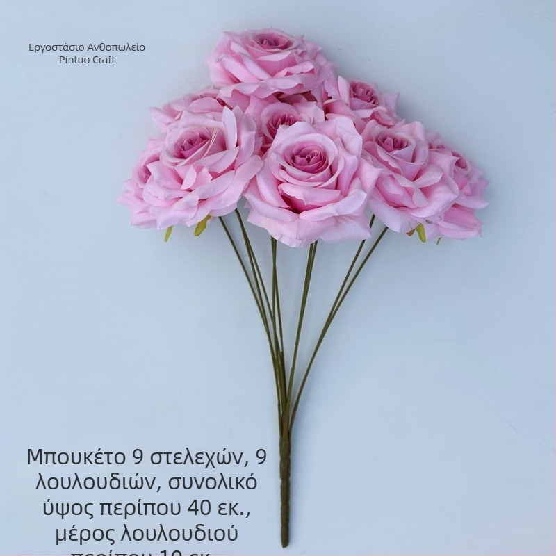 Μεταξωτό τριαντάφυλλο – Ανθοδέσμη για γαμήλια αψίδα και διακόσμηση τοίχου | Μάρκα Pinto; Υλικό: μεταξωτό άνθος; Είδος: Τριαντάφυλλο; Χρήση: Γάμος, εξωτερικό, φωτογραφικά αξεσουάρ